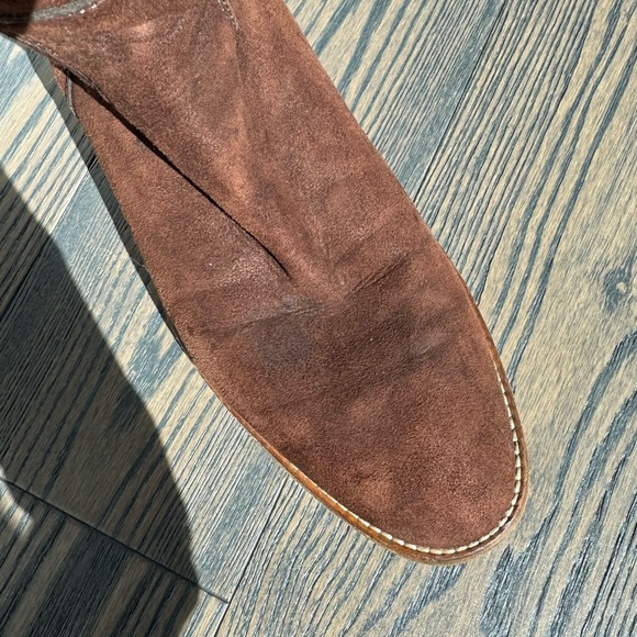 GUCCI- Women’s Mid Calf Length Suede Brown Riding Boots- Size:7 - Picture 5 of 8